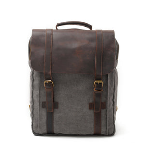 Retro Backpack student leather bag KS6003 - YAAGLE.com