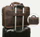 YAAGLE Multi-pockets Crazy Horse Leather Briefcase Handbag for Men YG7387 - YAAGLE.com