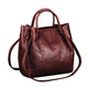 YAAGLE Female All-matching Cowhide Zip Handbag Tote YG8219 - YAAGLE.com