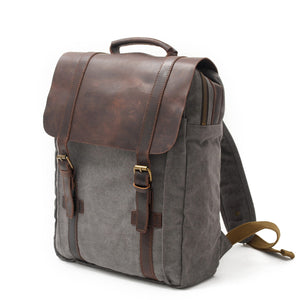 Retro Backpack student leather bag KS6003 - YAAGLE.com