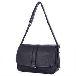 YAAGLE Men's Leisure Litchi Texture Real Leather Messenger Bag YG1030A - YAAGLE.com